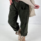 Corduroy trousers model “Casual Comfort” - olive