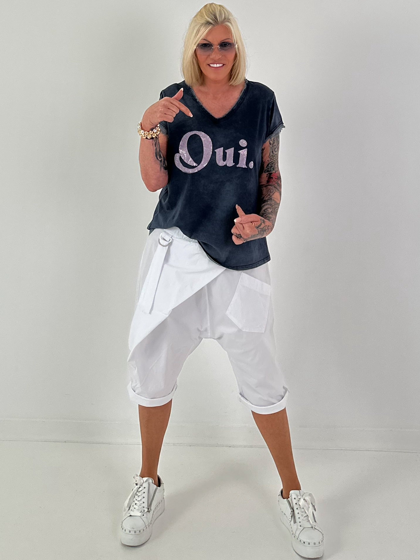 T-Shirt Oui - blue