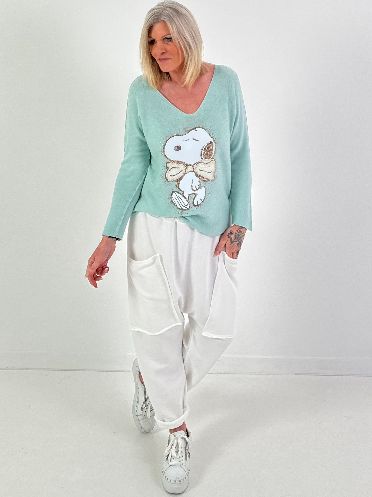 Sweater model "Cozy Cutie" - mint