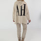 Oversized Hoodie YEAH - beige