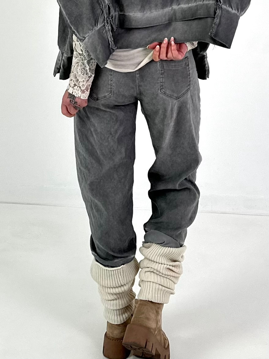 Lässige Hose  - grau