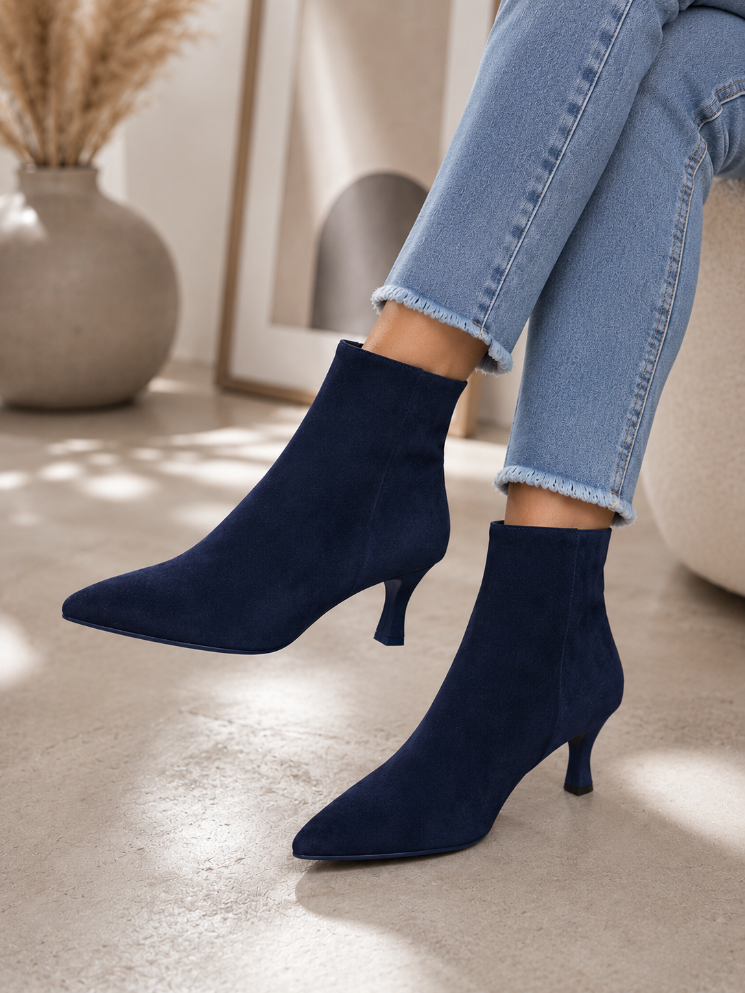 Ankle Boot - dark blue