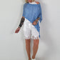 Sommerponcho - blau