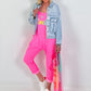 Jumpsuit Skirt - neon pink