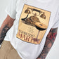 T-Shirt Espresso - white