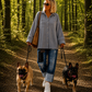 Lässiges Wildleder-Optik Hemd mit Strickarm - grau