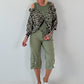 Tunika mit integrierten Top - Leo khaki