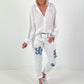 Pirate Tunic Linen - white
