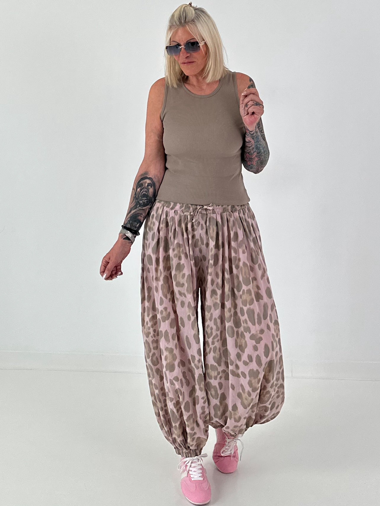 Ripp Tank Top  - taupe