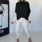 Cozy chunky-knit slipover - anthracite