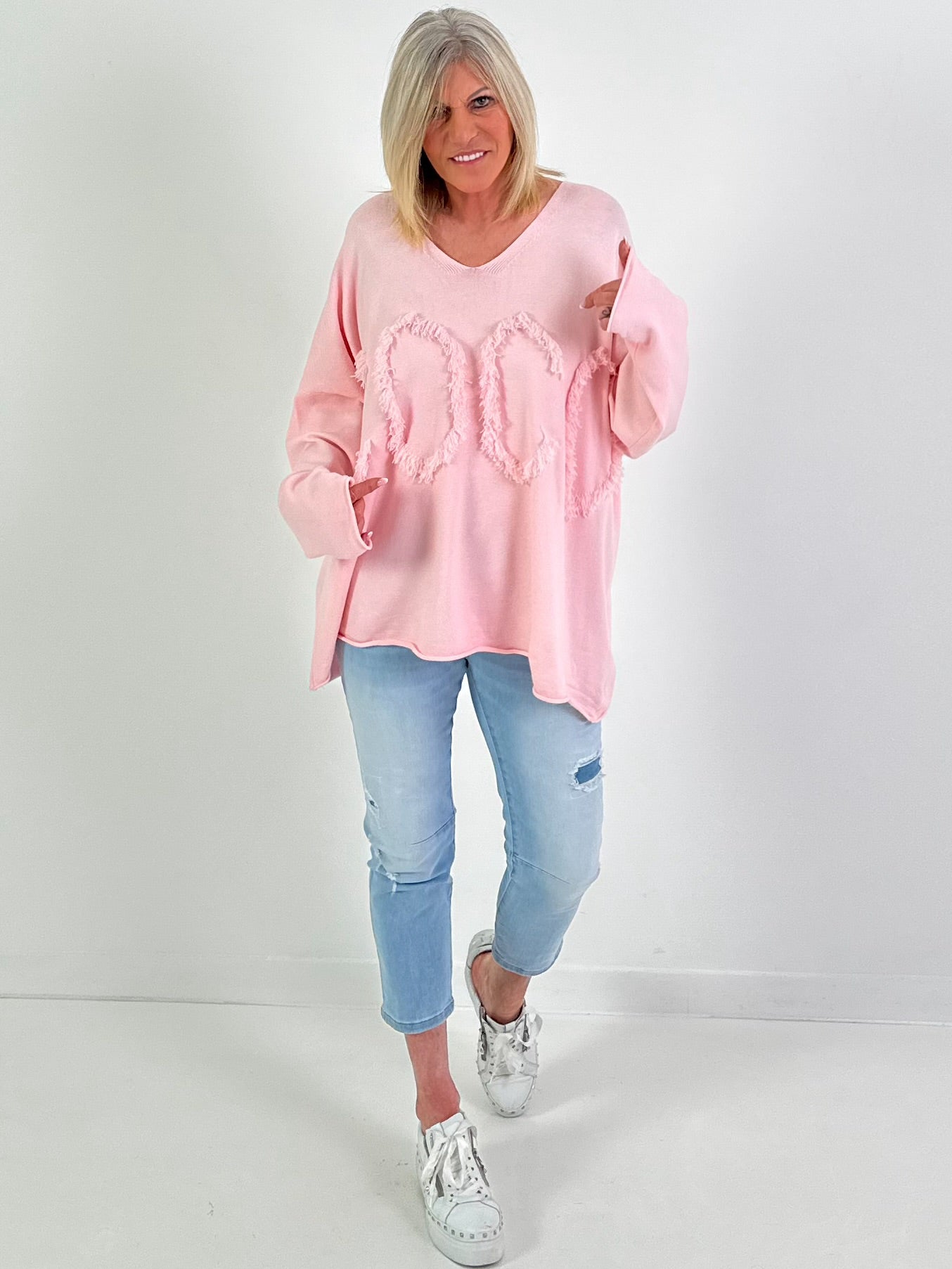 Pullover Modell "Coco" - rosa