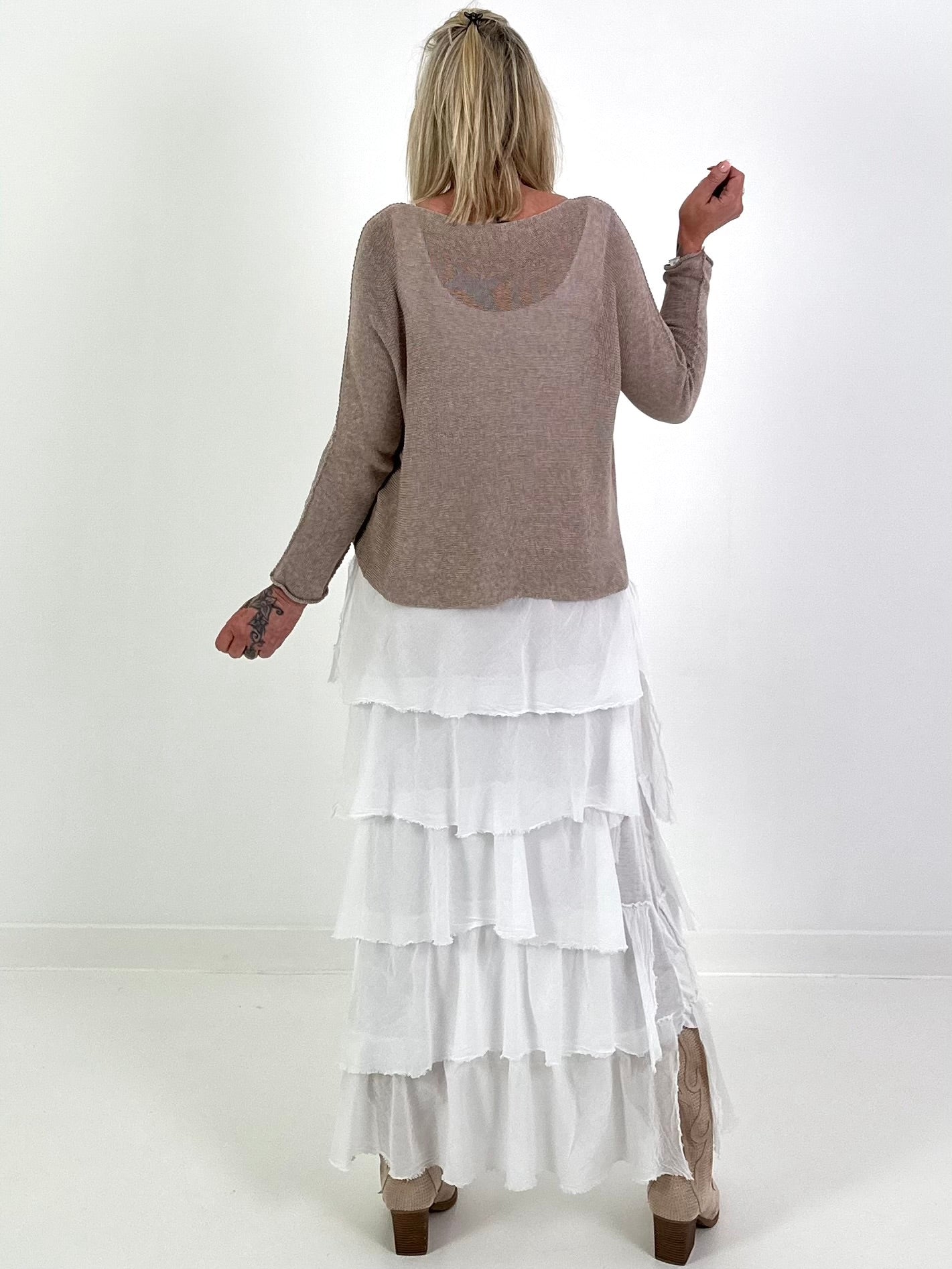 Lichtgewicht trui - beige