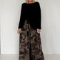 Palazzo-Sweathose in Camouflage-Look - taupe-mehrfarbig