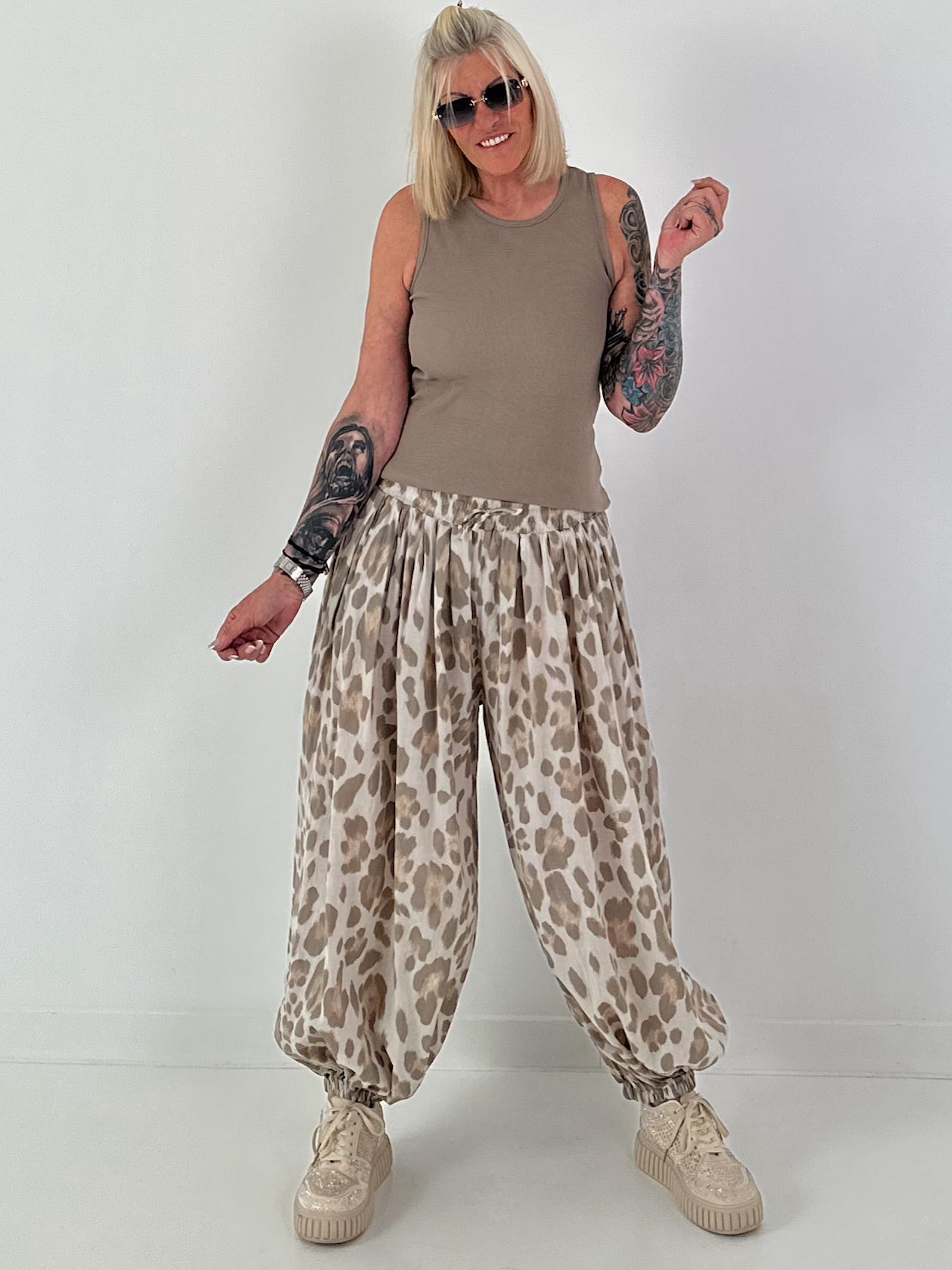 Ripp Tank Top  - taupe