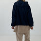 2 in 1 Jacke mit Leo-Print - dunkelblau