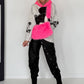 Muff / Felltasche - neonpink