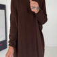 Longpullover - mokka
