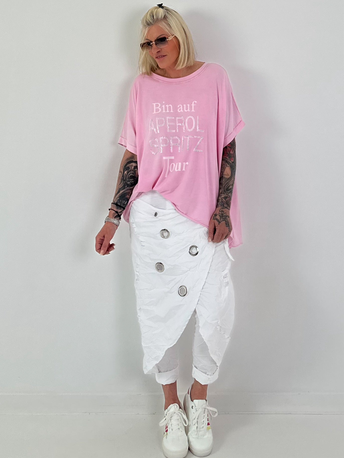 Oversized T-Shirt on Tour - rosa