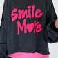 Sweater Smile More - anthrazit