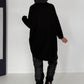 Hoodie mit Statement-Prints - schwarz