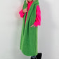 Long vest model "Leo Layers" - green