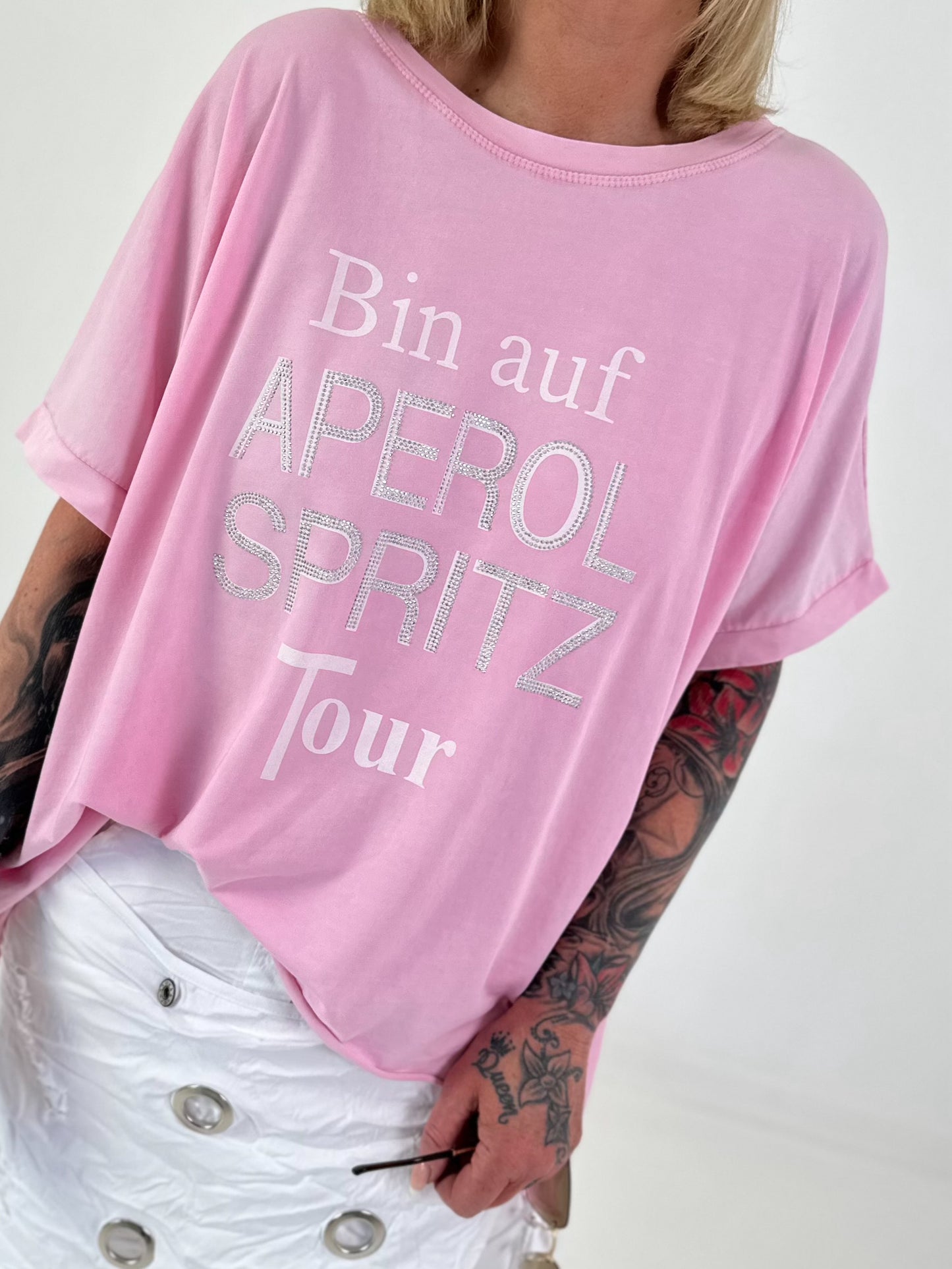 Oversized T-Shirt on Tour - rosa