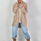 Oversized militair blazer model “Glam Officer” - beige
