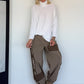Basic Rollkragenpullover - weiss
