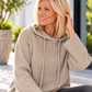 Ripp-Hoodie - beige