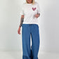 T-Shirt Amour Leo - white-rose