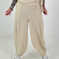 Light Balloon Trousers - beige