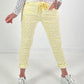 Hose mit Muster - gelb
