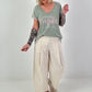T-Shirt with statement print - khaki
