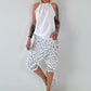 Neckholder Top -weiss