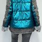 denim jacket with quilted vest - silver-grey