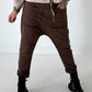 Baggy sweatshirt with patch pockets - mocha