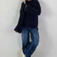 Chunky knit sweater - midnight blue
