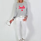 Shirt mit Streifen Smile - grau-weiss