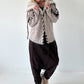 Cozy Cardigan with Oversized Faux Fur Collar - Taupe