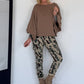 Sweater mit raffinierten Turn-Up-Ärmeln - taupe