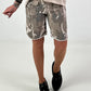 Sweat Short Camouflage mit Nieten - beige-mehrfarbig