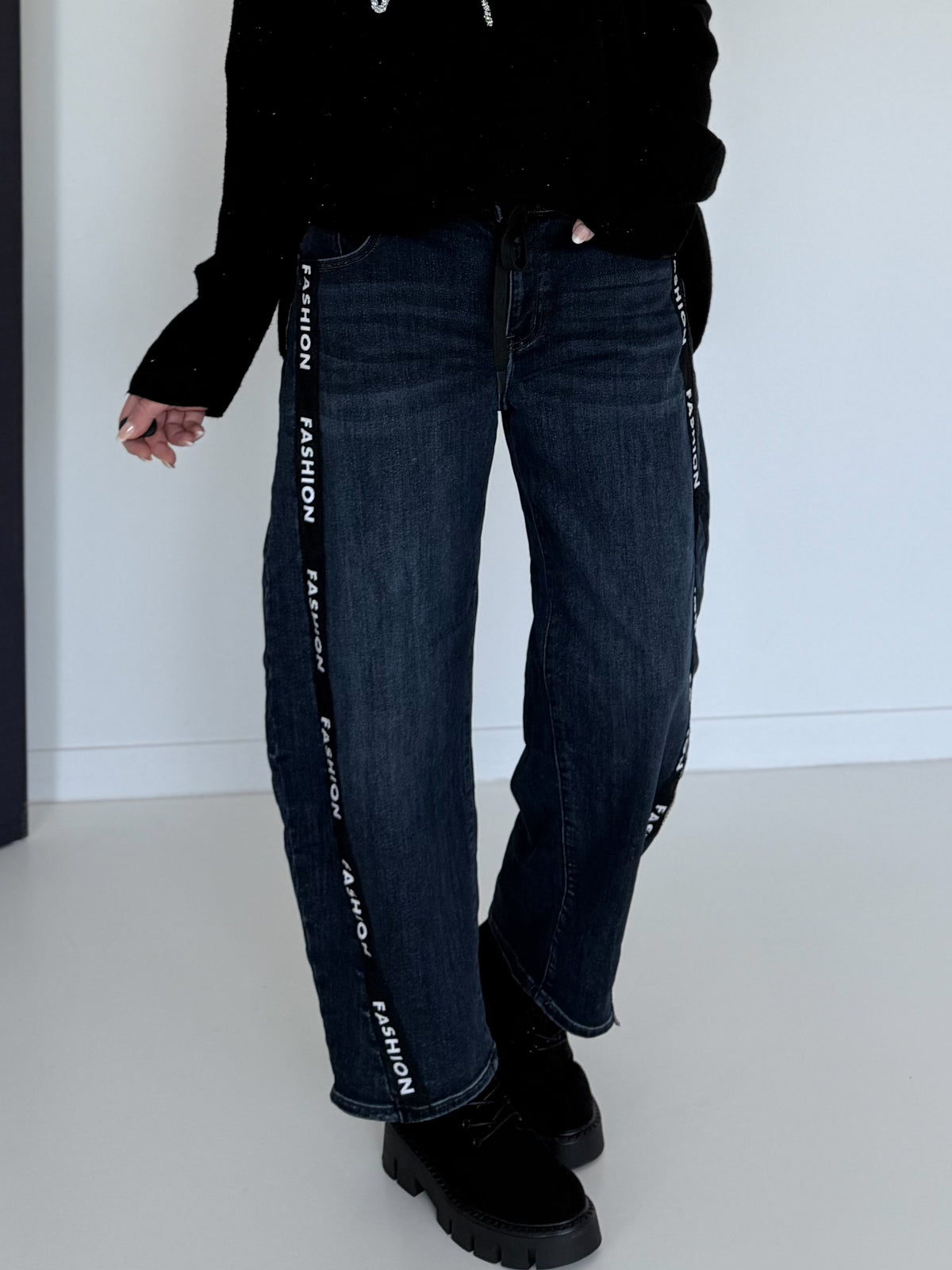 Ballonjeans Mode - donkere denim