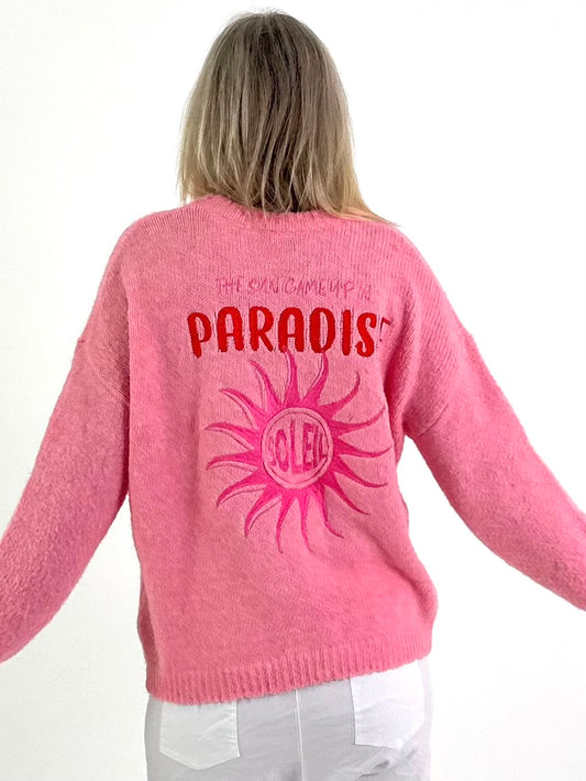 Pullover Modell "Paradise" - rosa