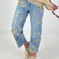 Jeans with sun motif - denim