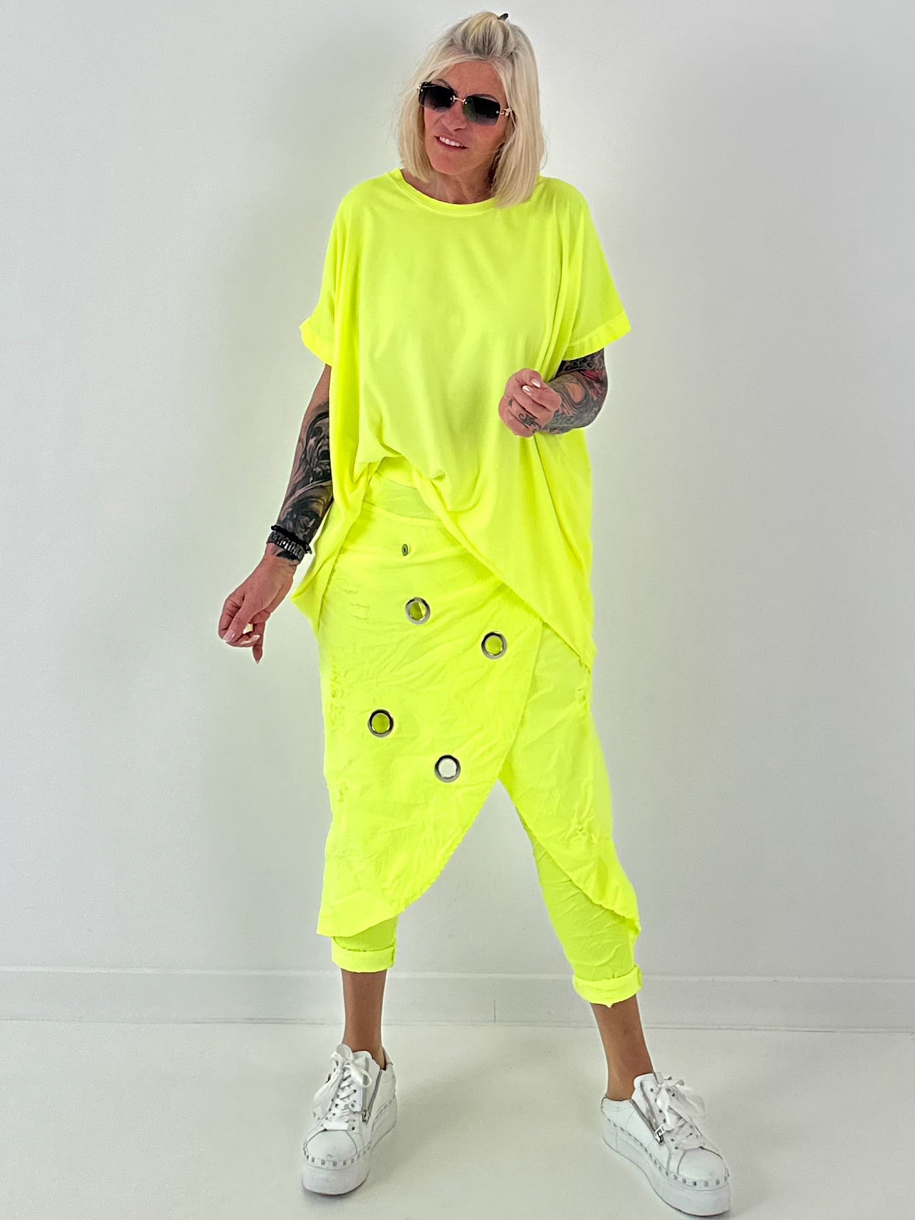 Oversized T-Shirt - neongelb