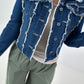 Fringed Denim Jacket - denim
