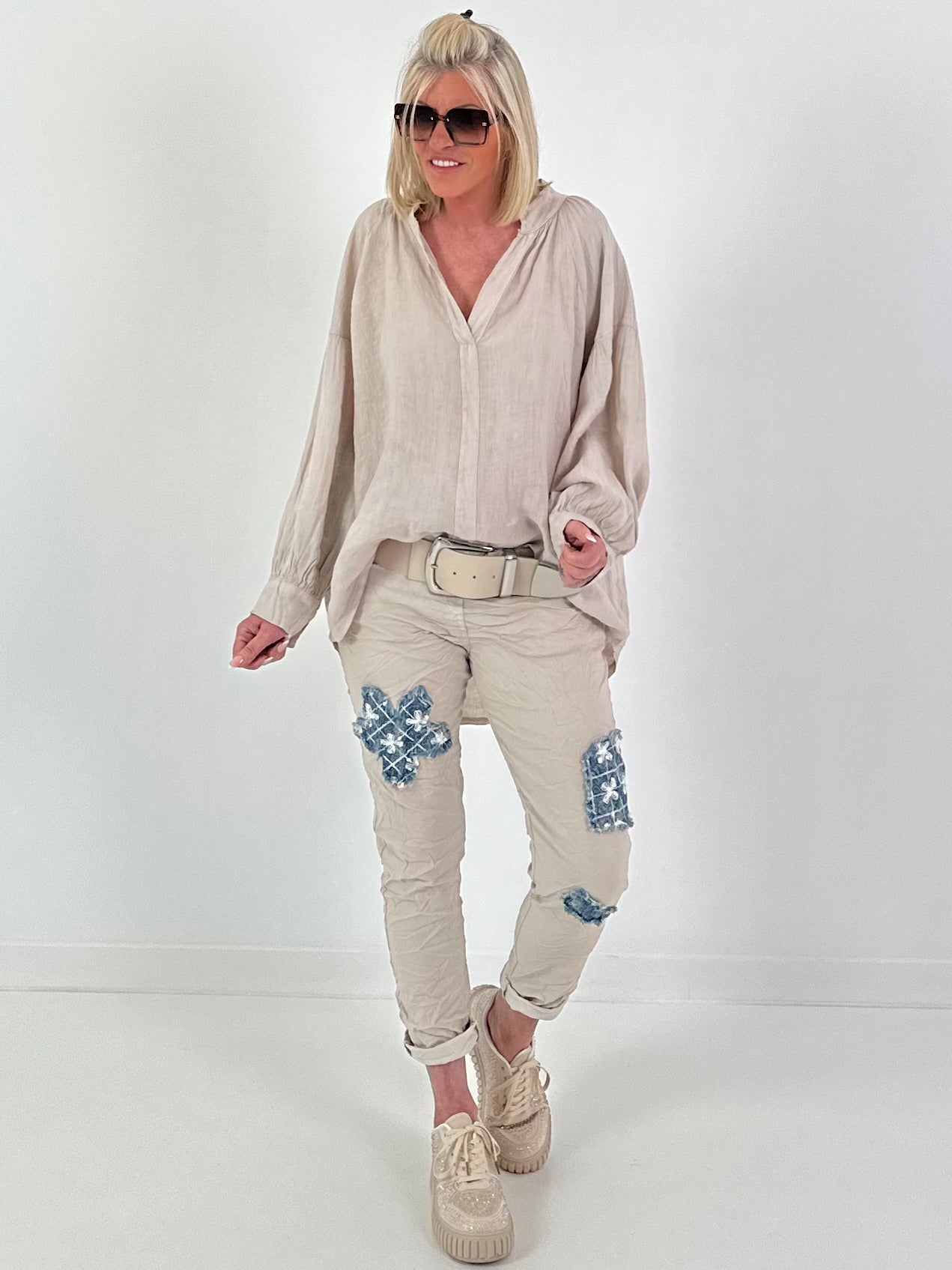 Pirate Tunic Linen - beige
