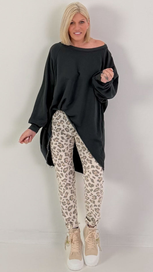 Oversized Sweater - anthrazit