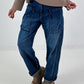 Jeans mit großen Taschen - denim