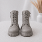 High Sneaker in Wildleder-Optik  - grau-leo